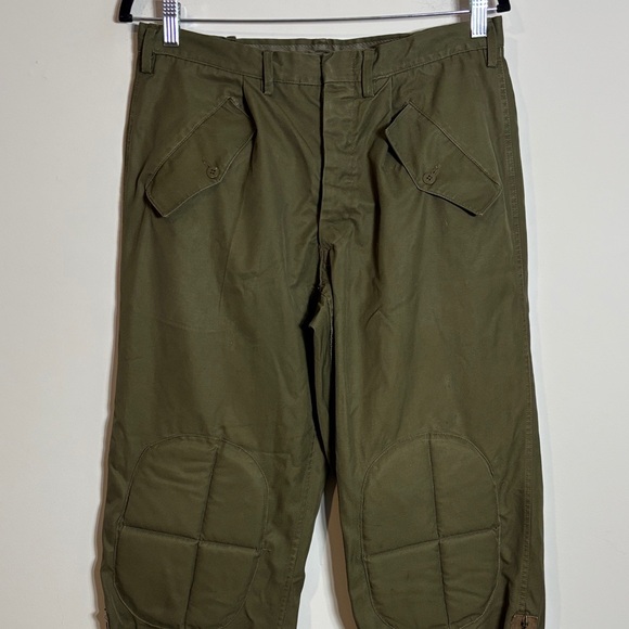 American Vintage Other - Vintage Italian Military Pants Padded Knee Button Fly 32x29